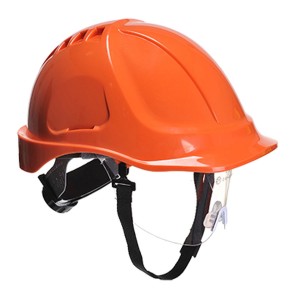 CAPACETE ABS LARANJA C/ VISEIRA PW54